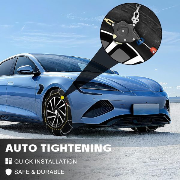 NITEVIZ Auto Tightening Snow Chains Metal-1