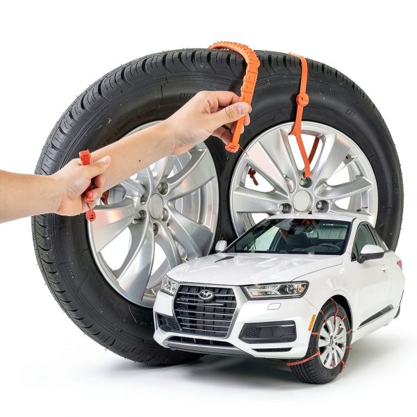 Qoosea Anti-Slip Chain Snow Tires for Cars-2