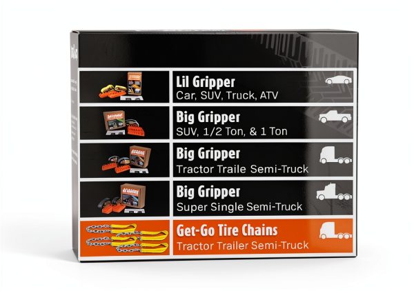 Instatraction Semi Truck Snow Chains Alloy Steel-4