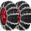 Multisland 13x4.1x6 Snow Blower Tire Chain-0