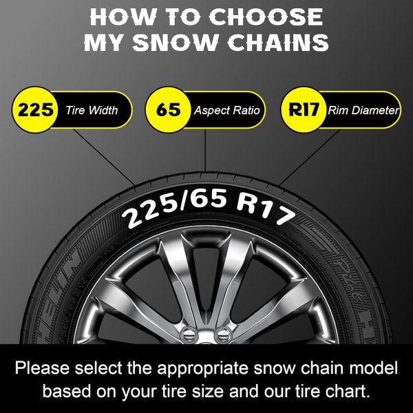 NITEVIZ Auto Tightening Snow Chains Metal-4