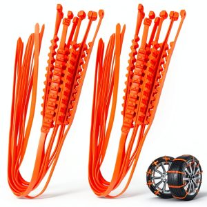 BuleVina Anti-Slip Tire Zip Chains for Cars-0