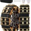 MOPHOTO Steel Snow Chains for Tires-0