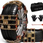DEISLOWZI Alloy Steel Snow Chains for Cars SUVs-0