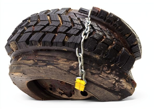 Instatraction Semi Truck Snow Chains Alloy Steel-2