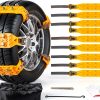 weideke Snow Chains for Cars Trucks SUVs-0